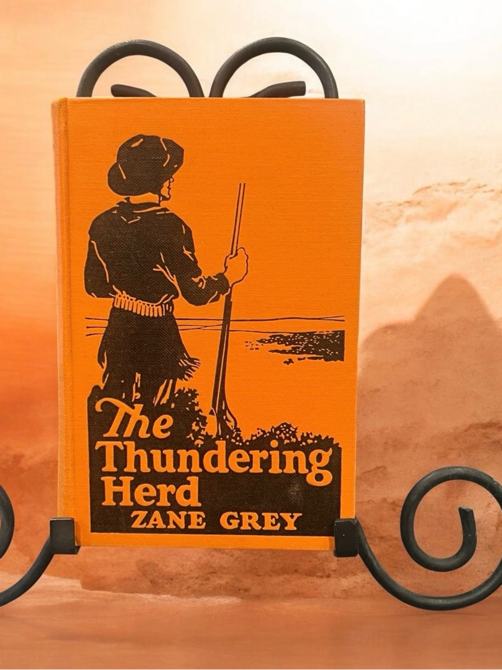 1925 first edition hardcover of Zane
Grey's "The Thundering Herd".
